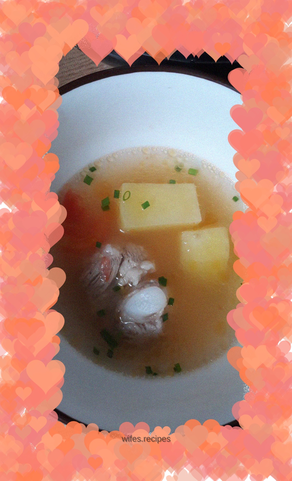 Tomato, Potato and Spare Ribs Soup