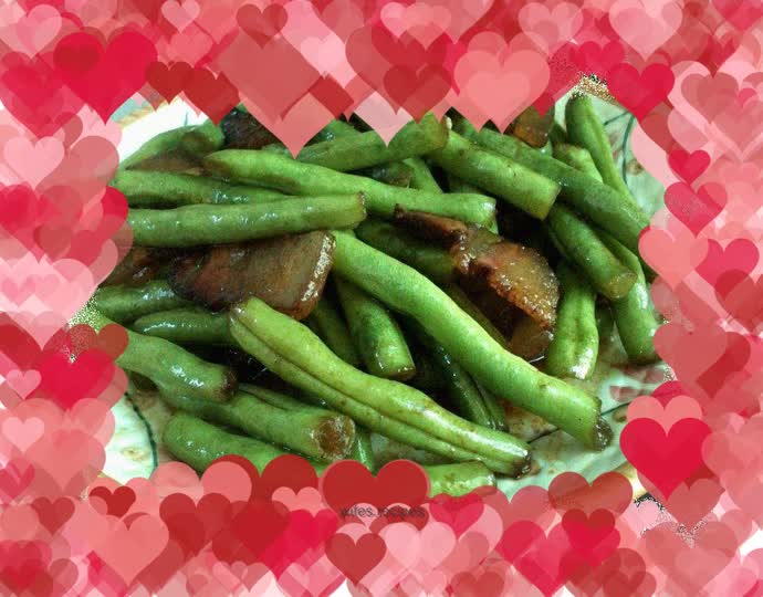 Homemade Bacon Fried Kidney Beans