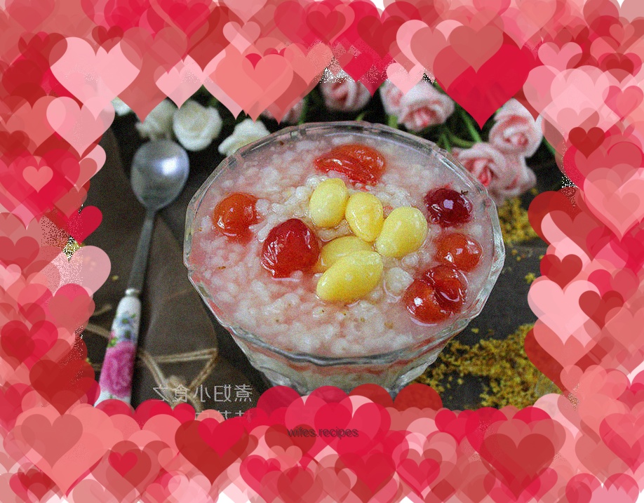 Osmanthus and ginkgo cold porridge