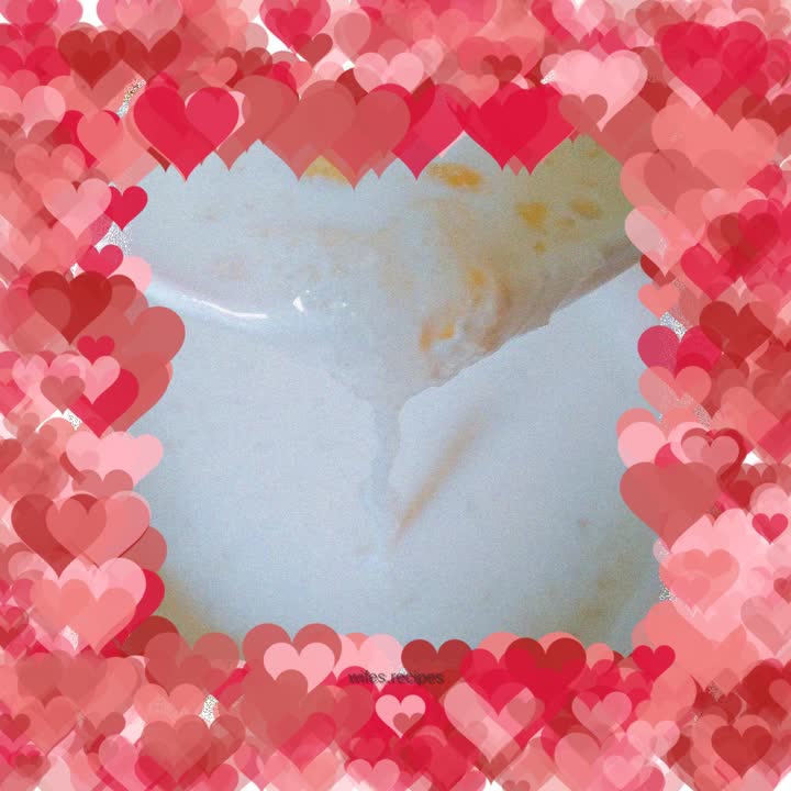 Milk and snow swallow soup