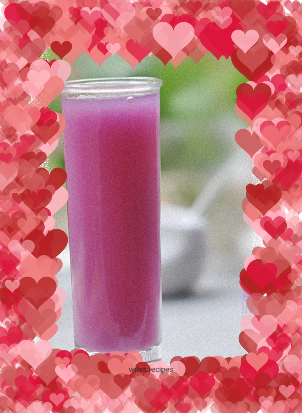 Purple sweet potato and white fungus dew