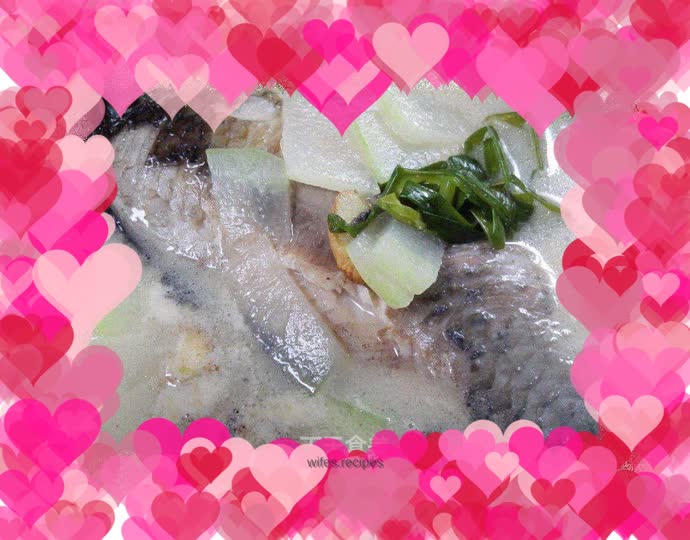 Winter melon and crucian carp soup