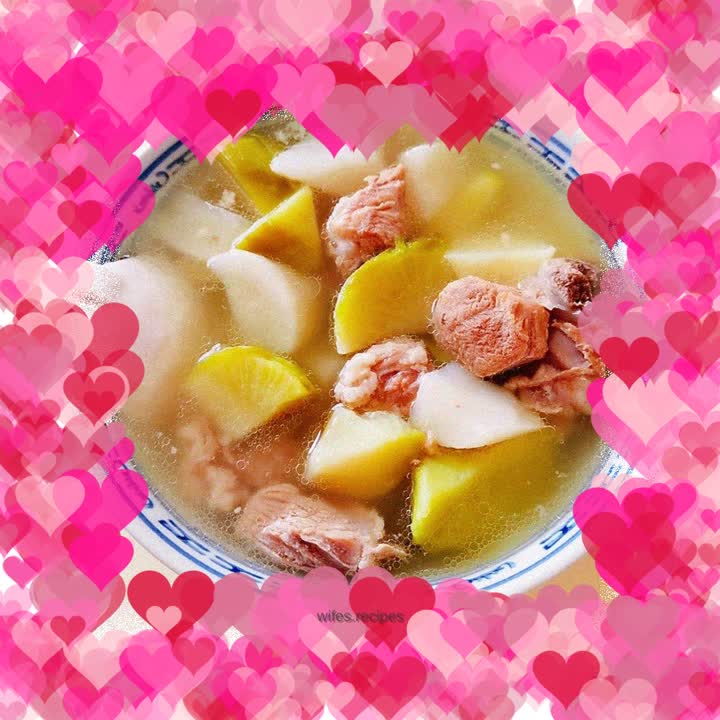 Stick bone radish soup