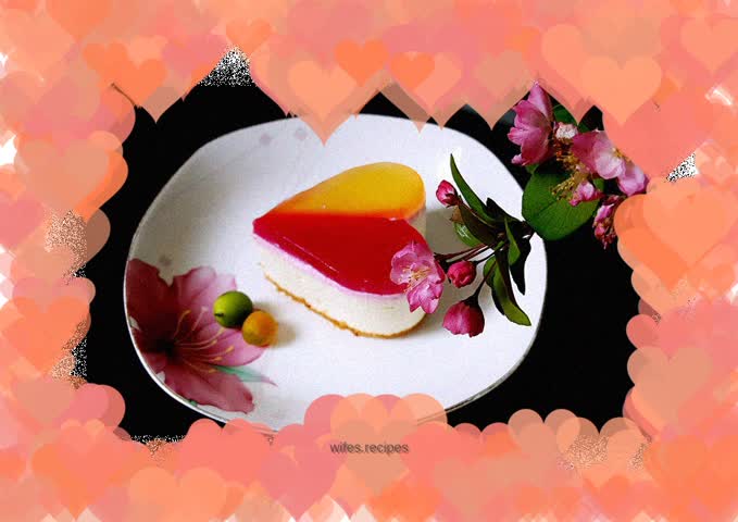 Heart-to-heart cheesecake