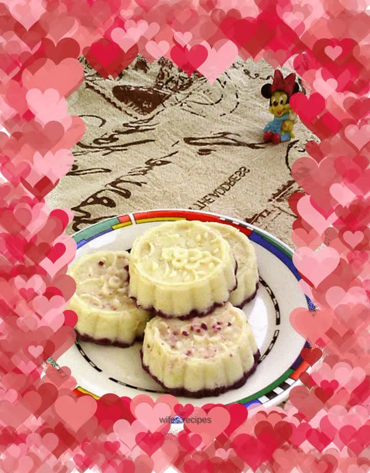 Honey Purple Sweet Potato Yam Cake