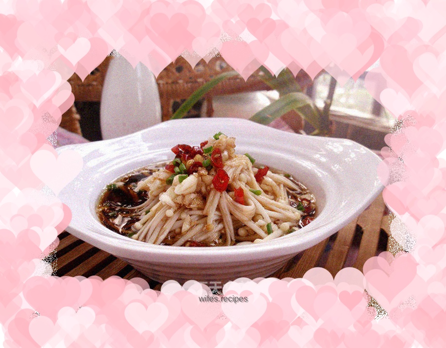 Cold Enoki Mushrooms