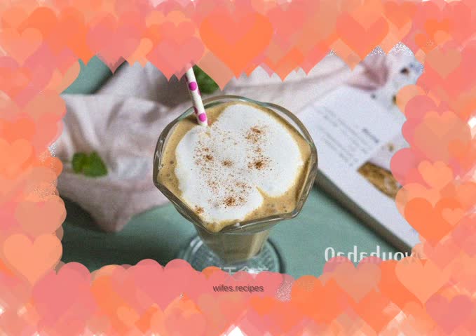 Marshmallow yogurt coffee