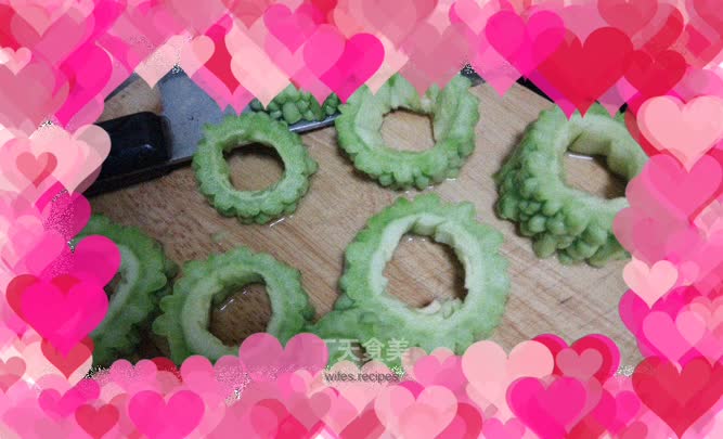 Bitter Melon Meat with Black Bean Sauce