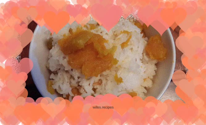 Pumpkin rice