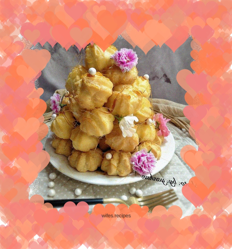 Golden puff tower