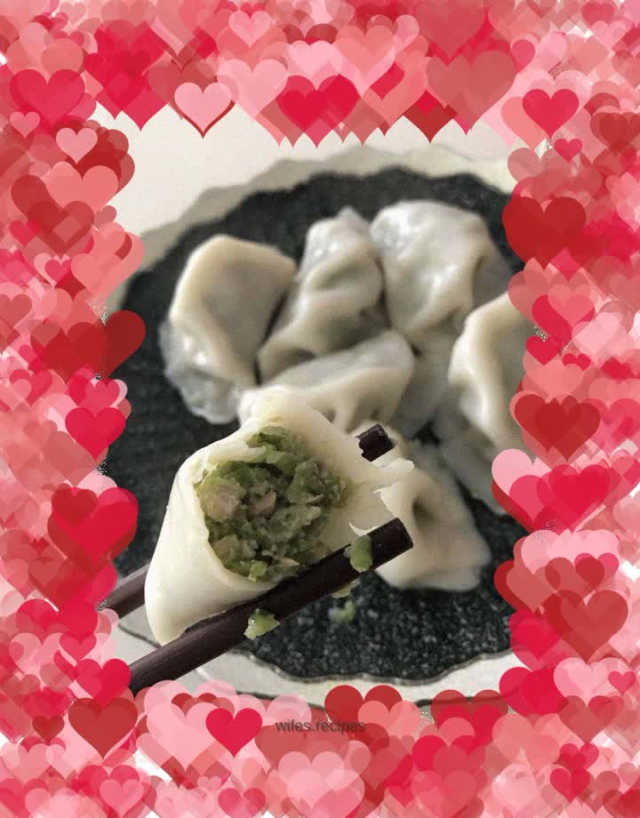 Green Bean and Pork Dumplings