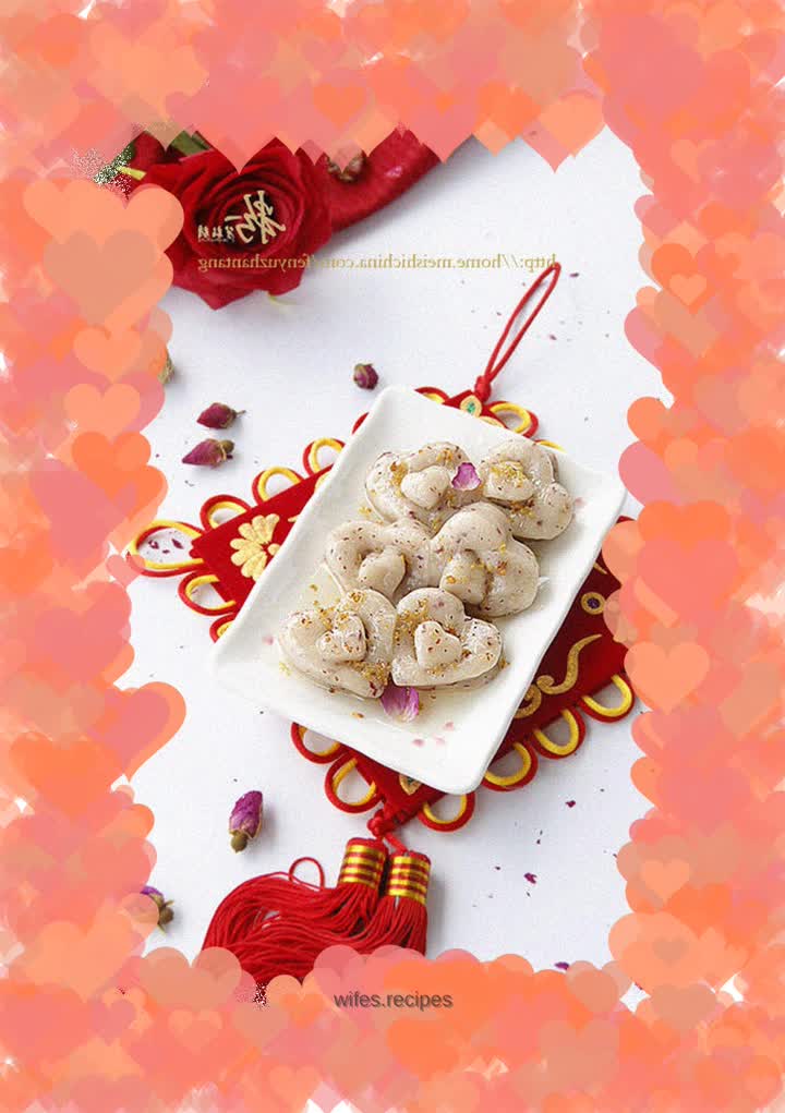 A Valentine’s Day pastry that combines Chinese and Western styles—the heart-to-heart connection of step by step