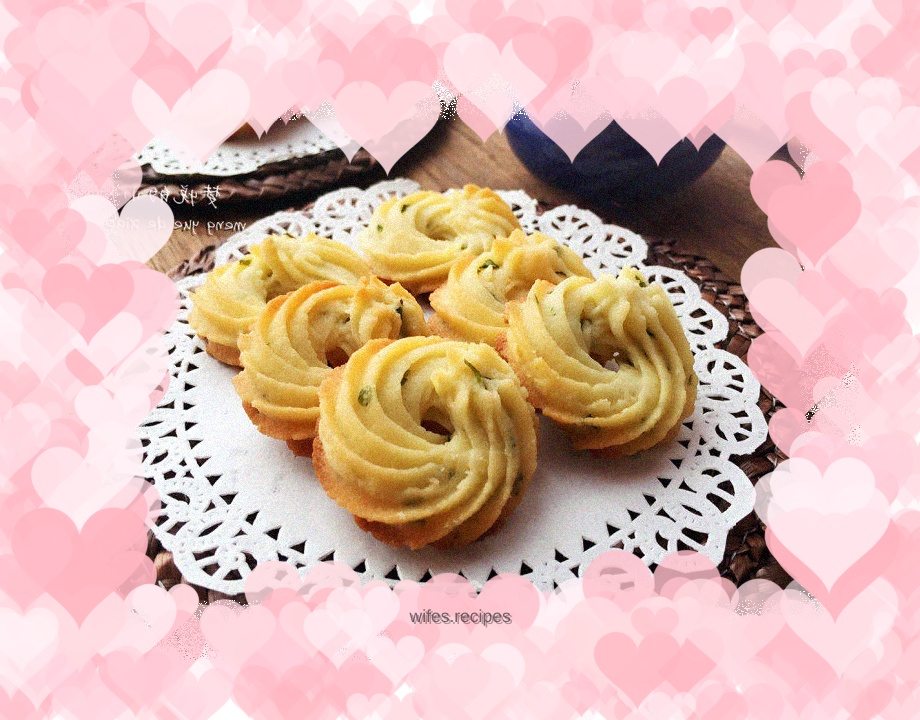 Green onion cookies