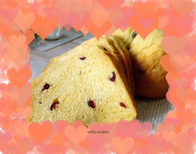 Tang Zhong Cranberry Pumpkin Bread