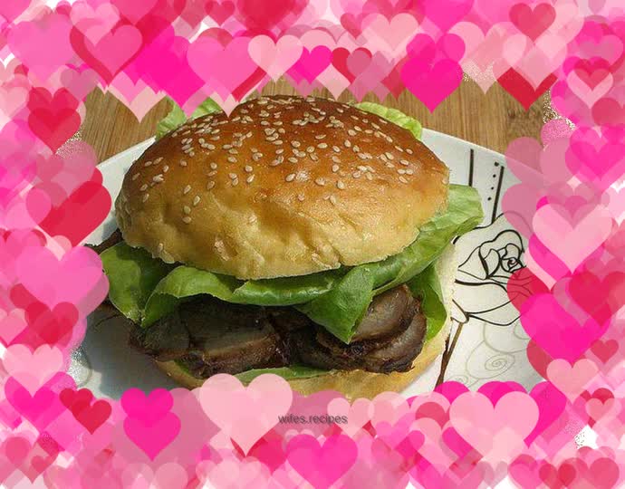 Braised Pork Hamburger