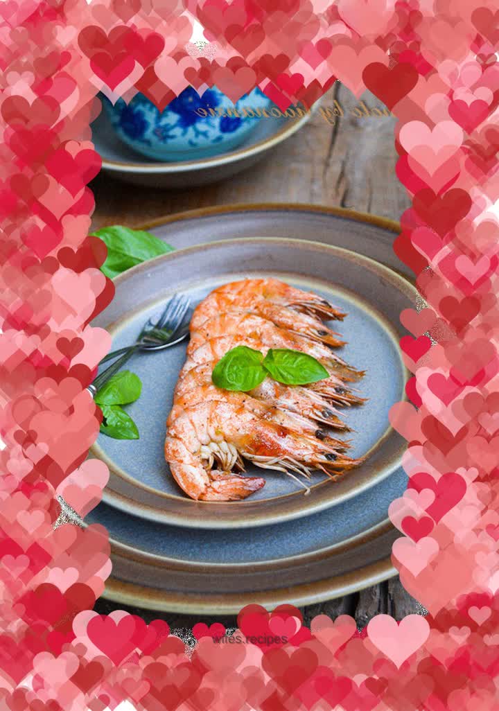 Eating shrimp simply