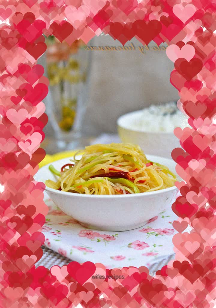 Hot and sour potato shreds