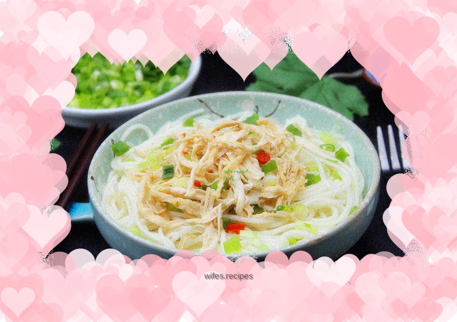 Cold Shredded Chicken Noodles