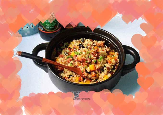 Braised Pumpkin Rice with Cured Sauce