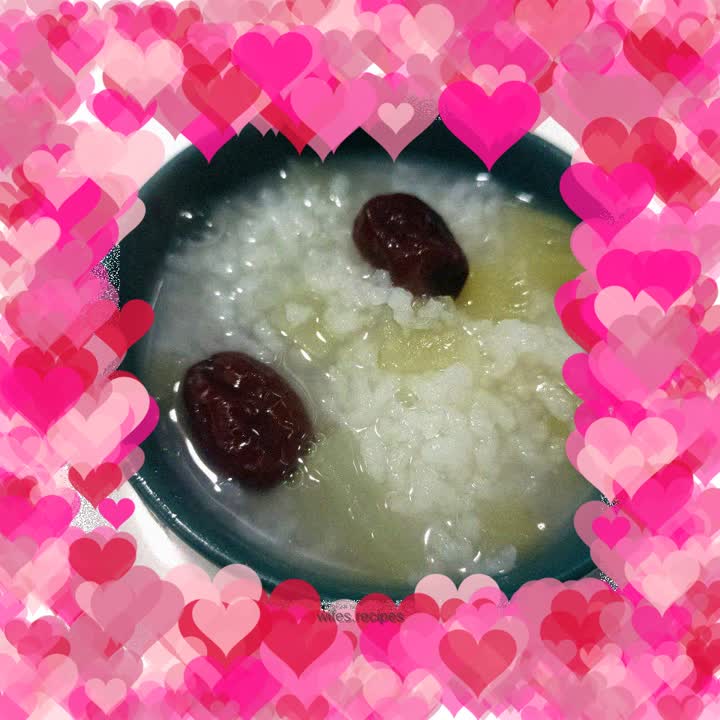 Yacon rice porridge