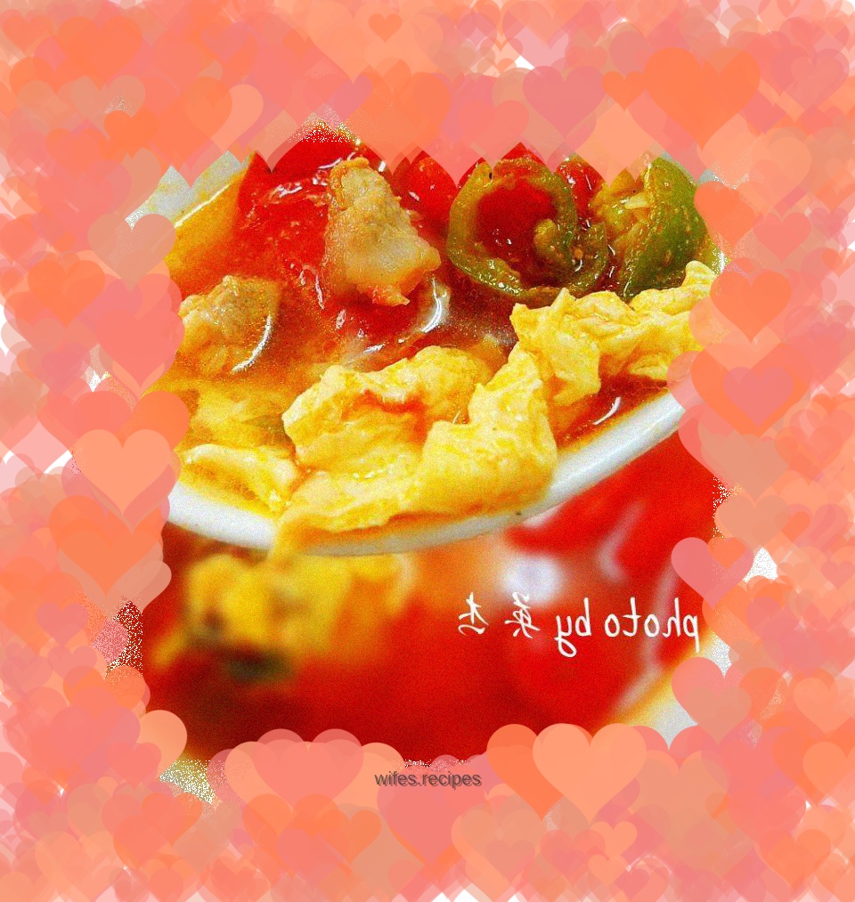 Tomato, Pork and Egg Soup