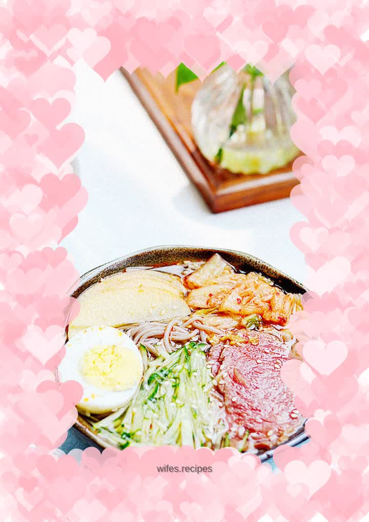 Make a sweet and sour appetizer for the hot summer—cold buckwheat noodles