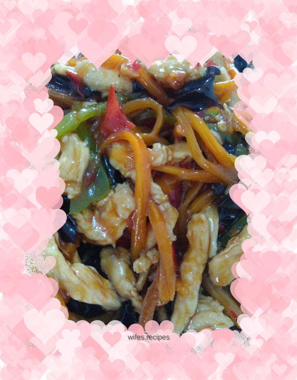 Fish flavored shredded chicken