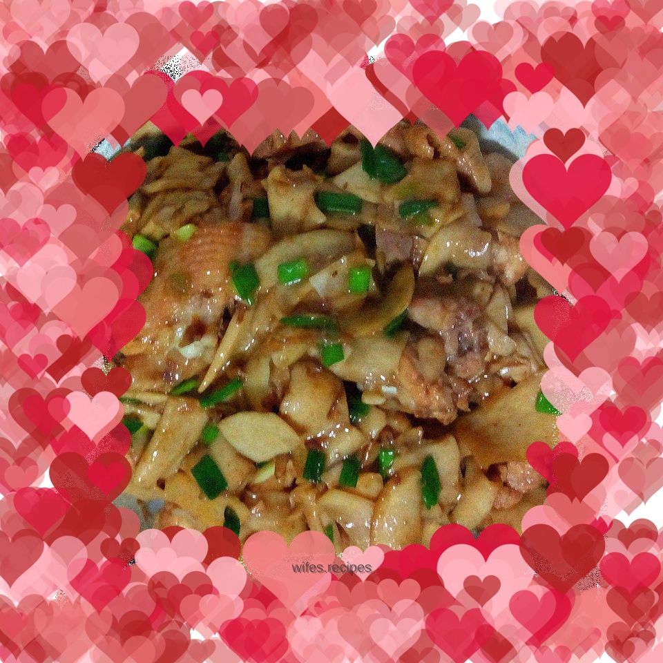 Original Chicken Stir-fried Coprinus Mushrooms! ! ! Home Edition! ! !