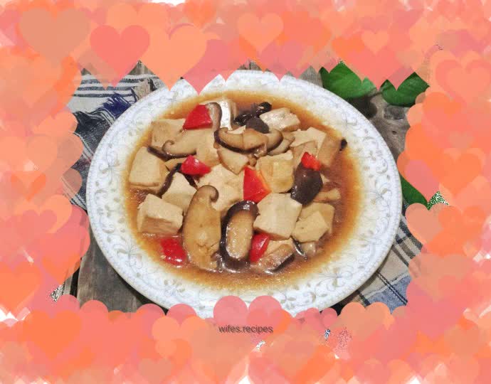 Mushroom stewed tofu