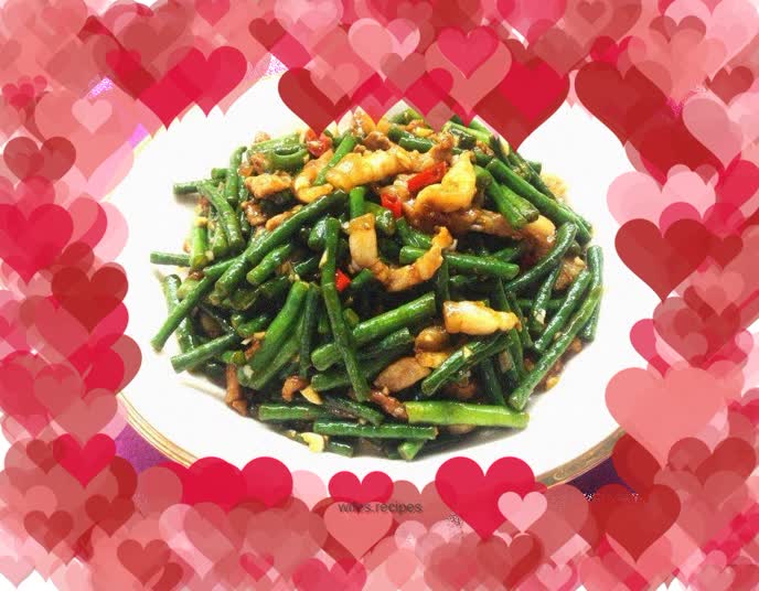 Home-cooked taste is the most friendly------Shredded Pork Stir-fried Cowpeas