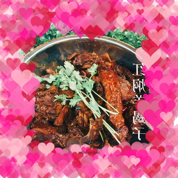 Delicious braised lamb and scorpion without being fishy