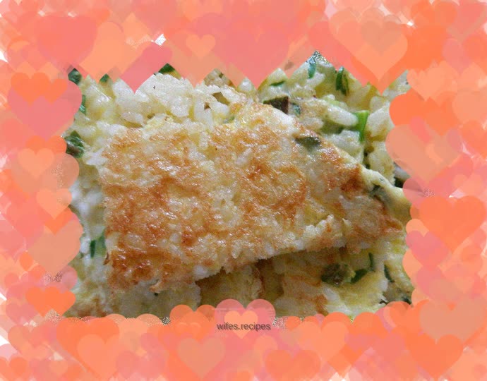 Egg rice cake
