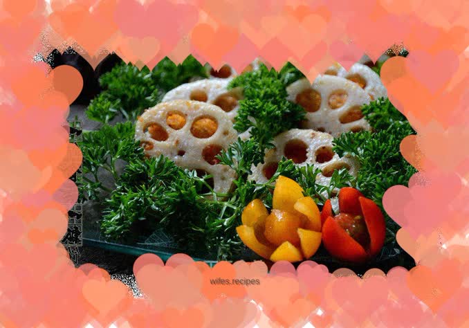 Salt and pepper lotus root clips