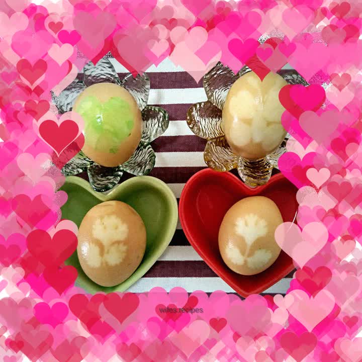 Wanmei Cooking Art - Super beautiful printed braised eggs will make children fall in love with eggs~~