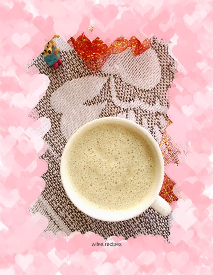 Okra cooked bean milk