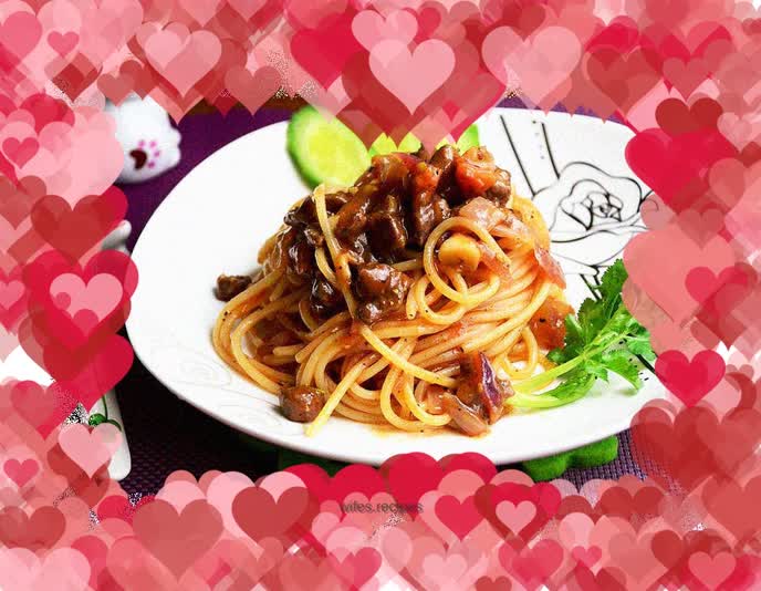 Beef Pasta with Tomato Sauce