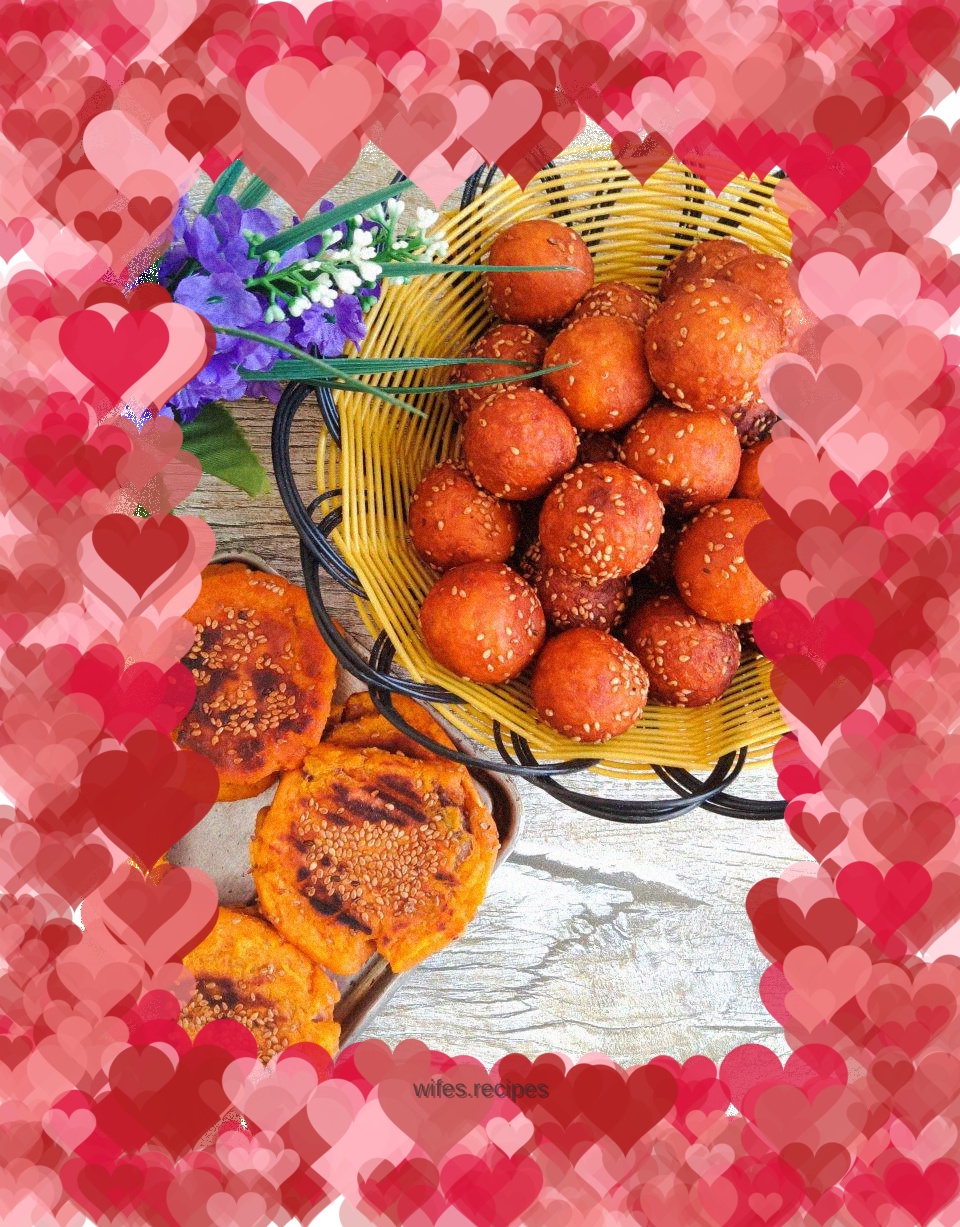 Easy to make sweet potato balls