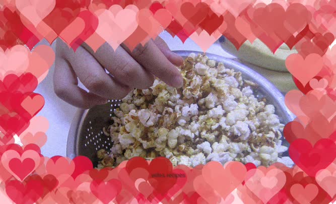 Make your own snack "popcorn" at home