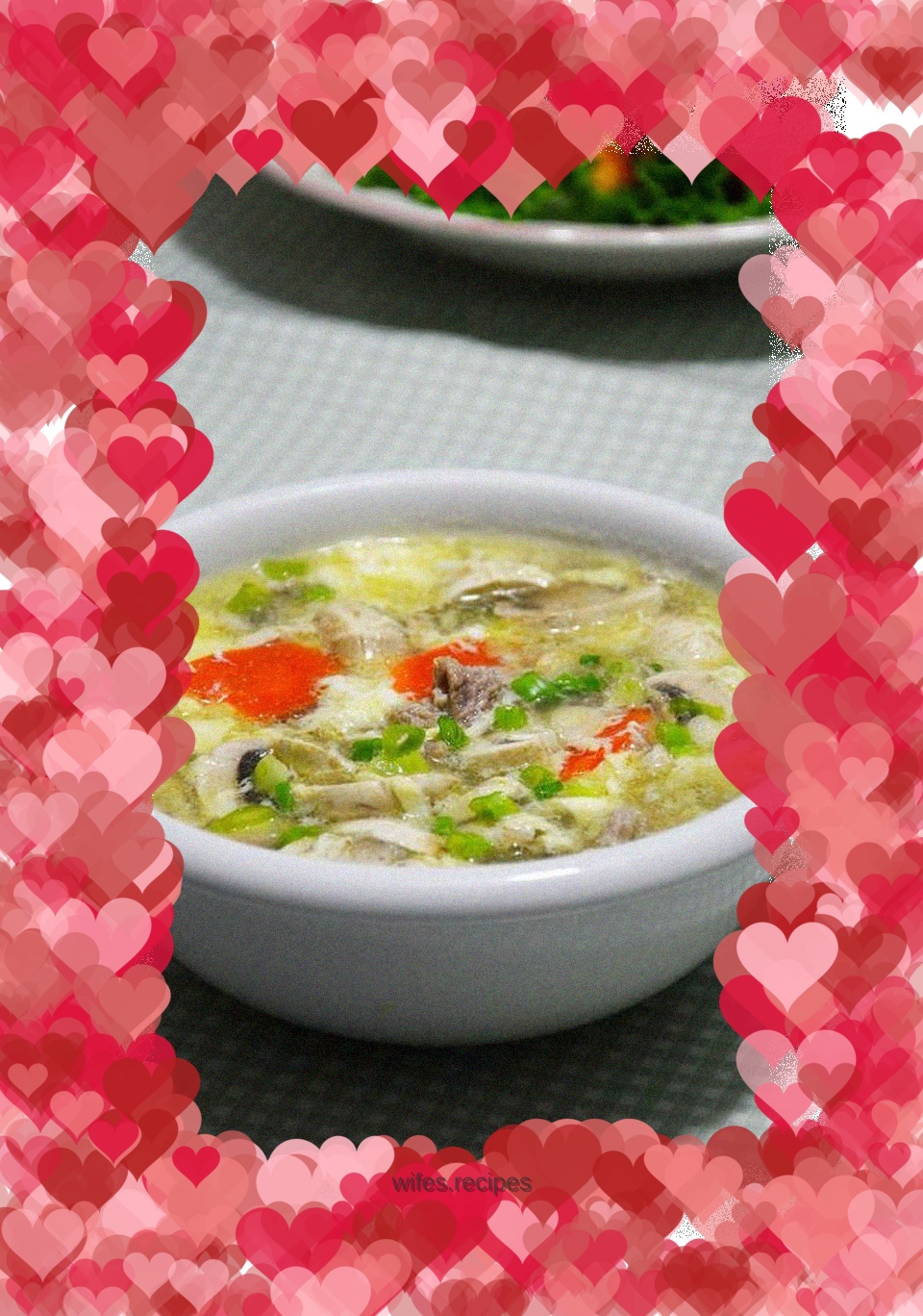 Turkey fillet and mushroom soup