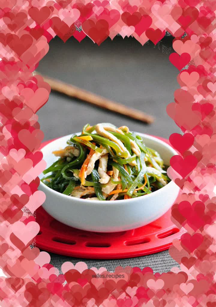 Stir-fried shredded kelp