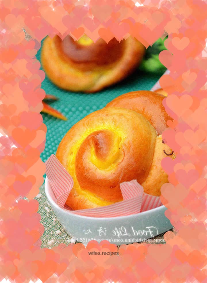 【Snail Bread】---Make a cute shape that children will love