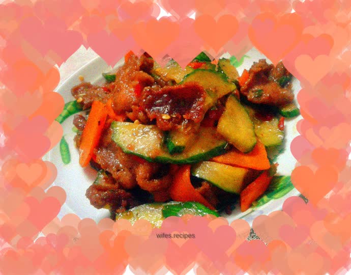 Fish-flavored pork slices