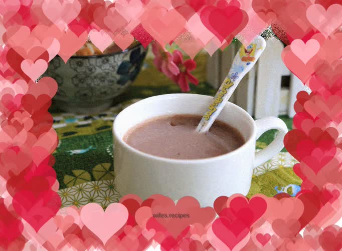 Barley and red bean paste