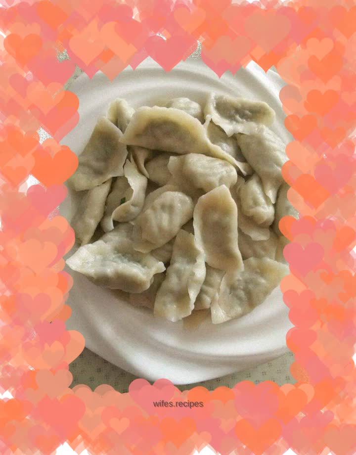 Big meat dumplings~Pork and beef mixed with long beans and big meat dumplings