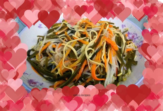 Stir-fried four shredded shreds