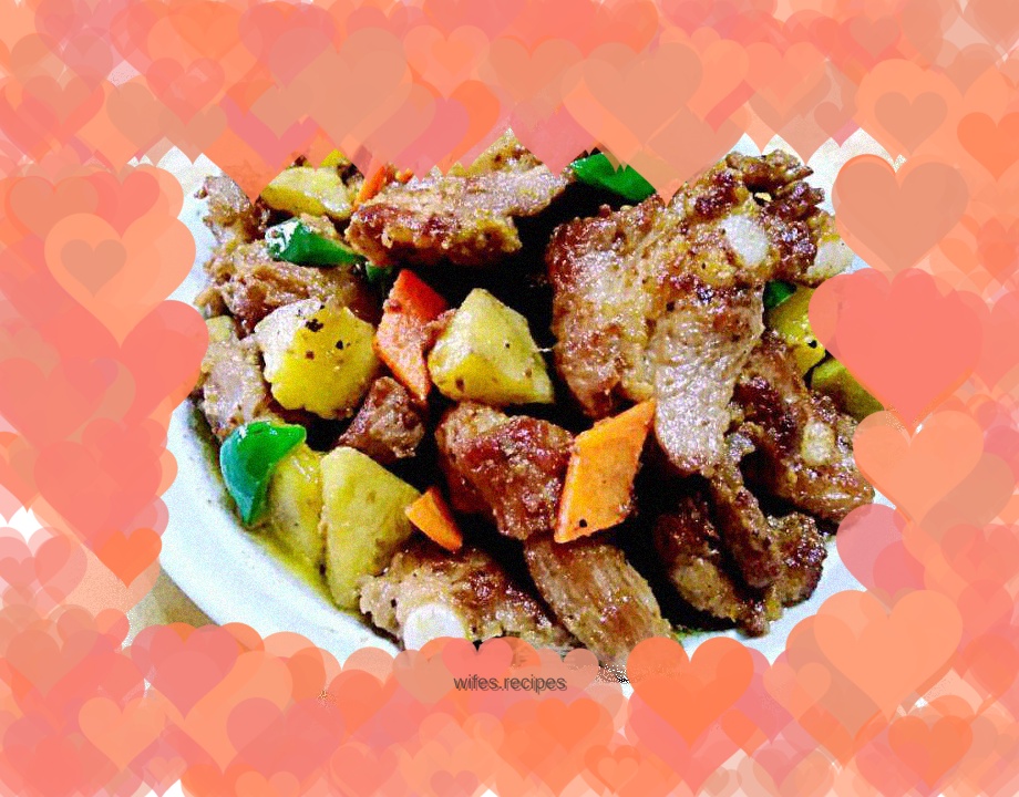 Mango Pan-fried Crispy Pork Steak