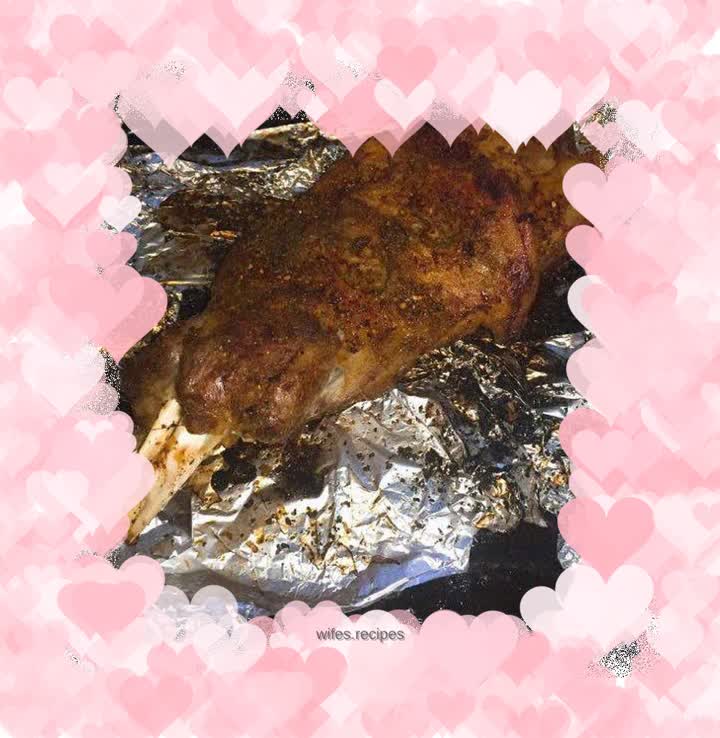 Roast leg of lamb