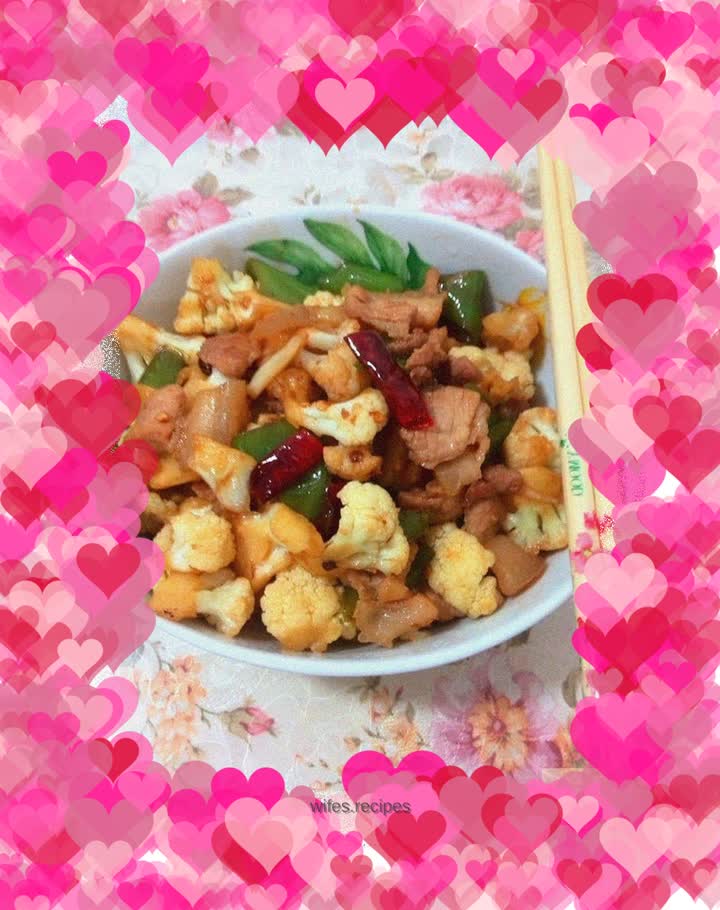 Crispy Cauliflower Stir-fried Pork【Zixuanjia】