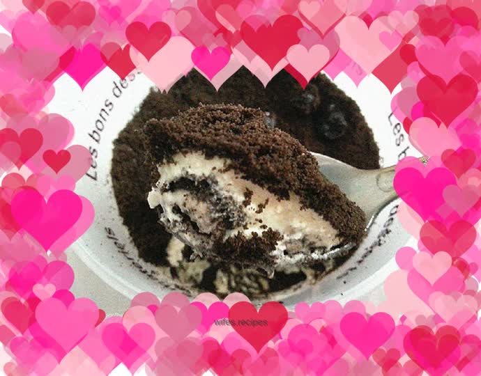 Homemade blueberry dried wood bran cake