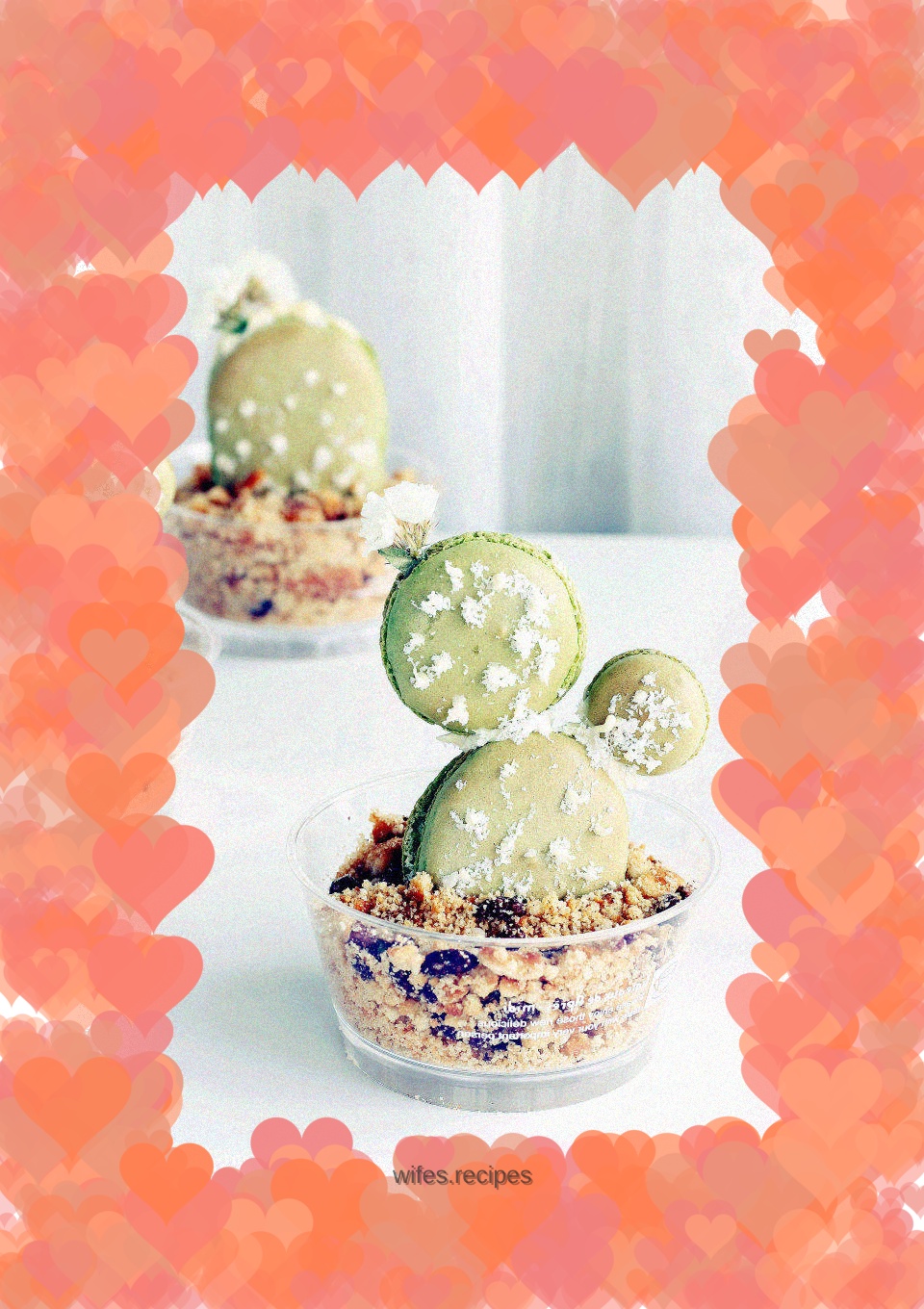 Matcha Cactus Macaron